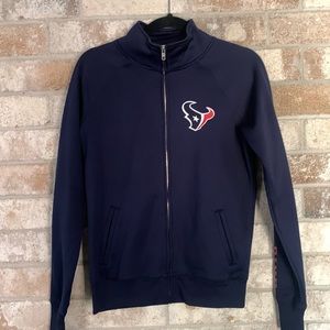 VS Pink Houston Texans zip up